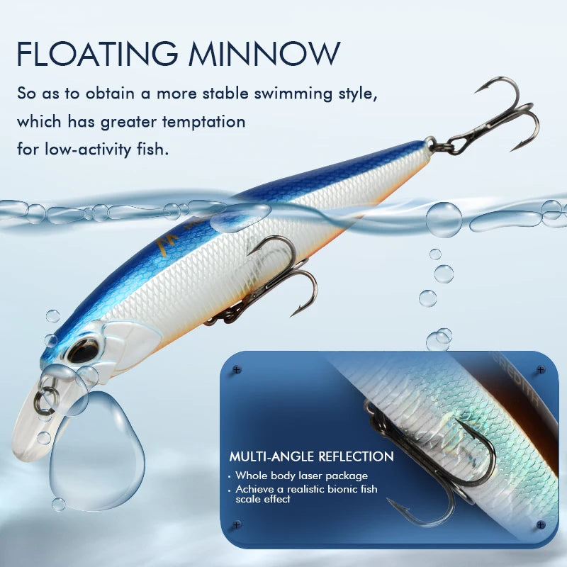 MEREDITH JERK MINNOW 100F 14g Fishing Lure Hard Bait
