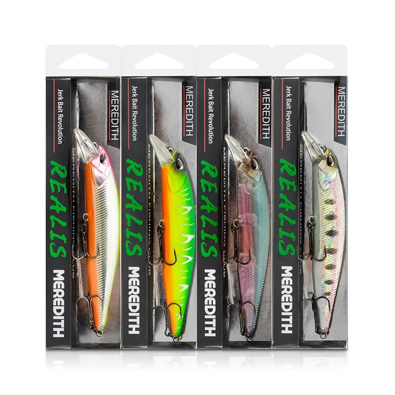 MEREDITH JERK MINNOW 100F 14g Fishing Lure Hard Bait