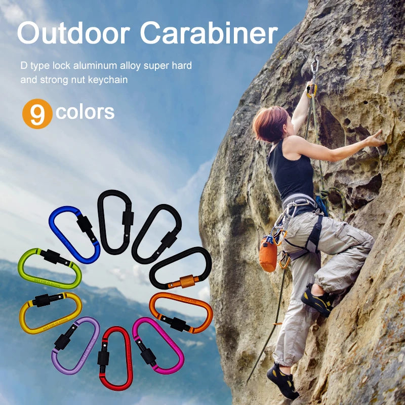 Outdoor Camping Carabiner Keychain