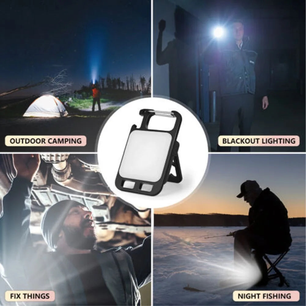 Rechargeable 4 Lighting Modes 800mAh Battery Aluminum Alloy