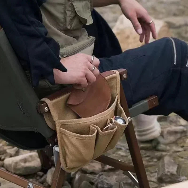 Portable Chair Armrest Hanging Bag