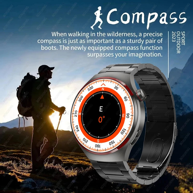 GT4 Pro Smart Watch Men NFC GPS Tracker