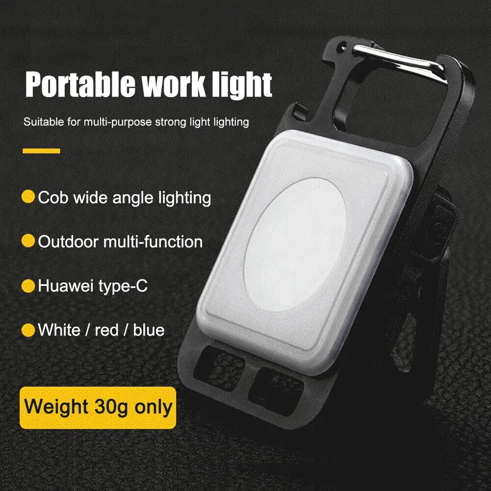 Rechargeable 4 Lighting Modes 800mAh Battery Aluminum Alloy