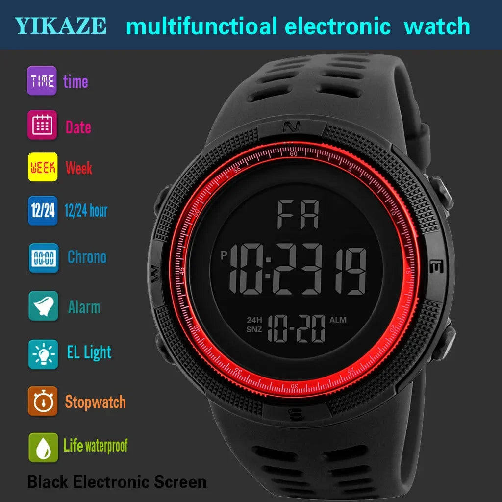 YIKAZE Y01 Military Men Sports Wristwatch