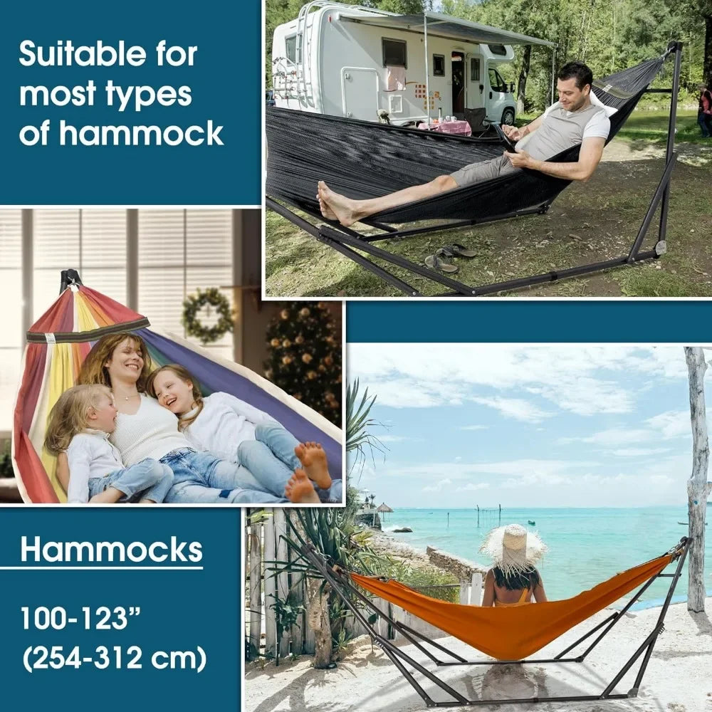 Adjustable Hammock Stand, Black