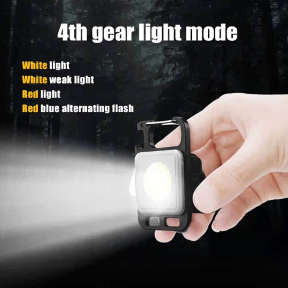 Rechargeable 4 Lighting Modes 800mAh Battery Aluminum Alloy