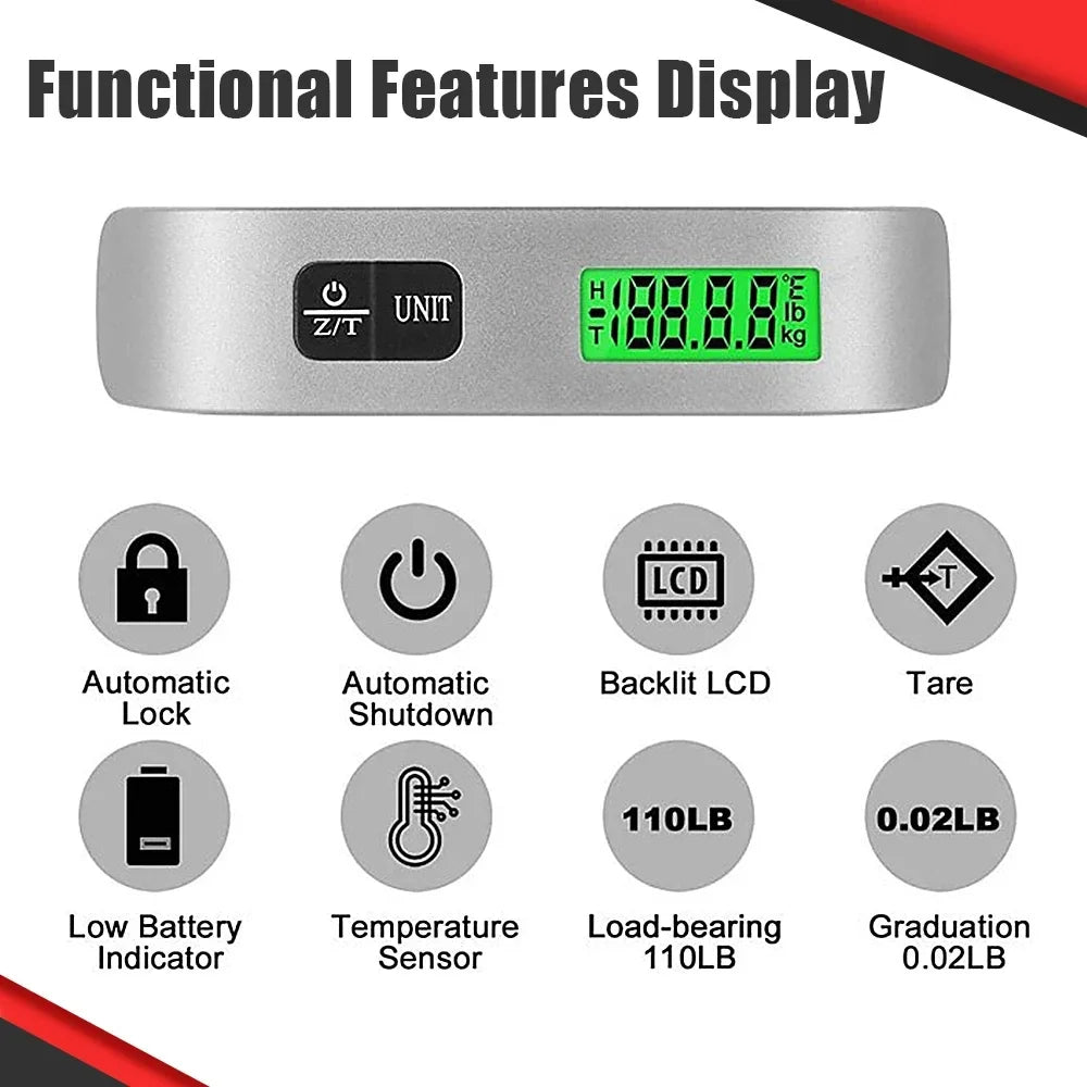 Portable Scale Digital LCD Display