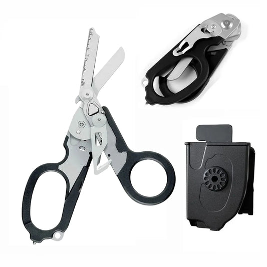 Multifunction XIAOTREE First Aid Tactical Folding Scissors