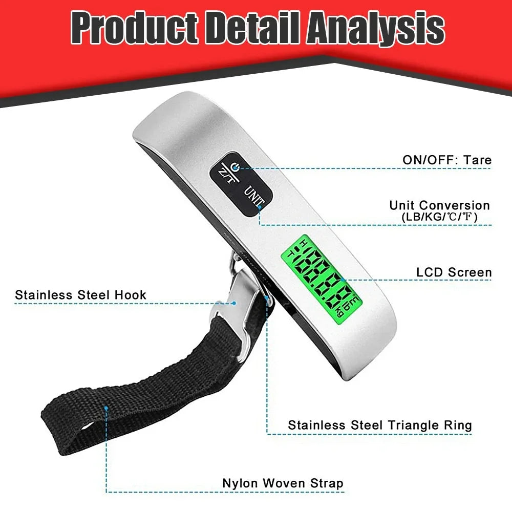 Portable Scale Digital LCD Display