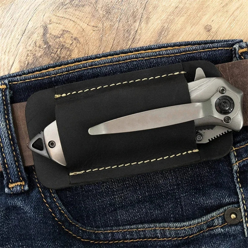 Leather Knives Sheaths EDC Carrier