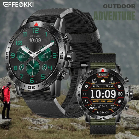 Smartwatch Outdoor Military Health Monitoring Sports Watch